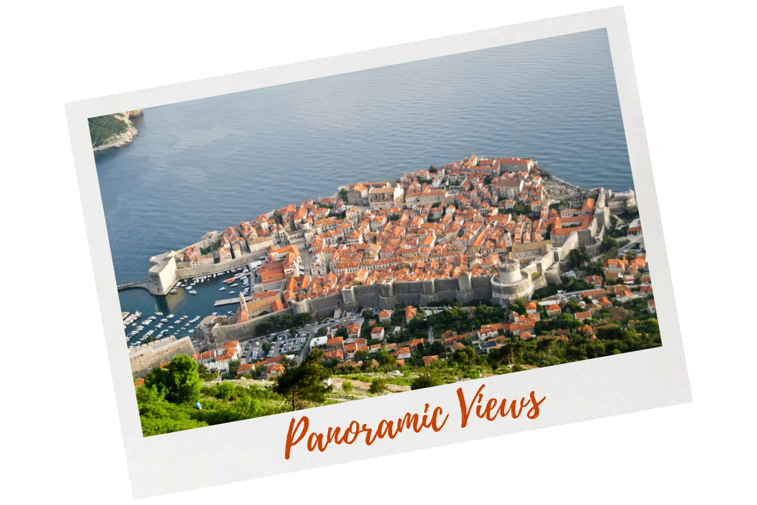This picture shows a view of Old Town Dubrovnik from the top of Mt. Srd. A hike to the top is a must for anyone that loves outdoor activities and only has one day in Dubrovnik.