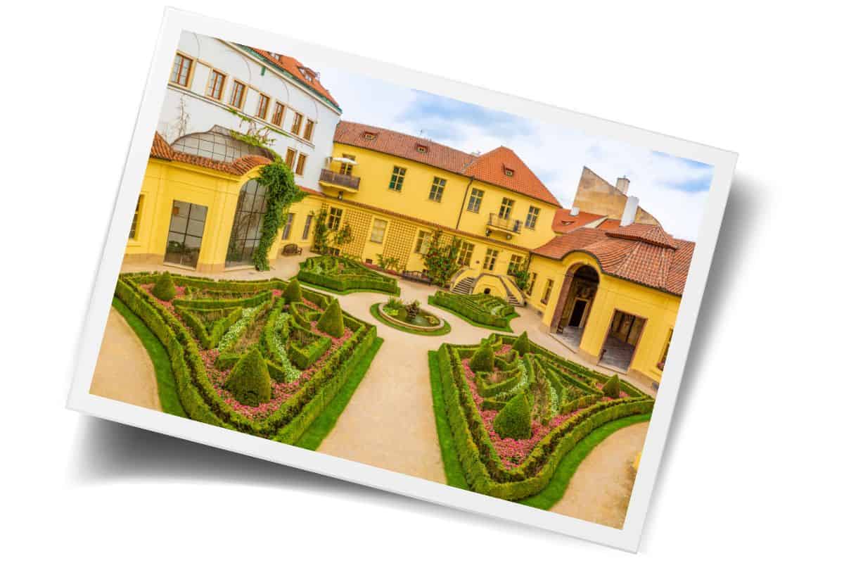 The manicured terraces and geometric hedges of Vrtba Garden, a hidden gem in Mala Strana