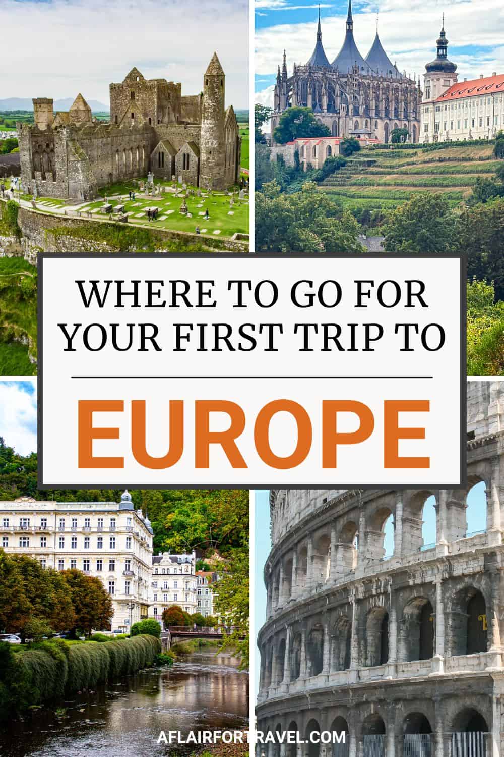Where to go for your first time trip to Europe: Rock of Cashel, Kutná Hora, Karlovy Vary, and the Colosseum